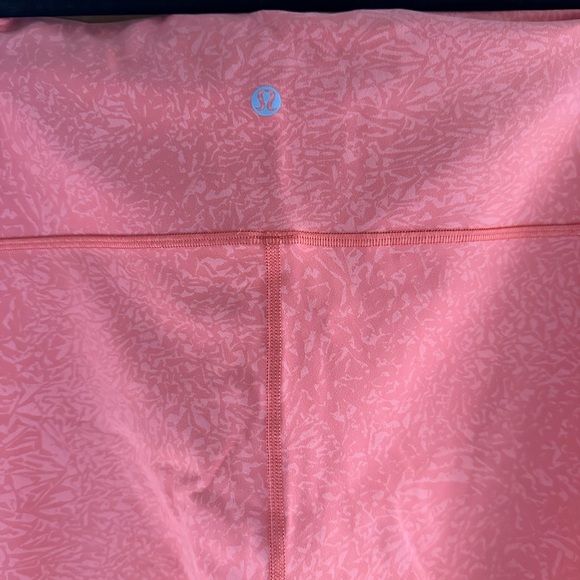 Lululemon wunder train high-rise tight 25” size 20 color  crunch warm coral - Picture 6 of 9